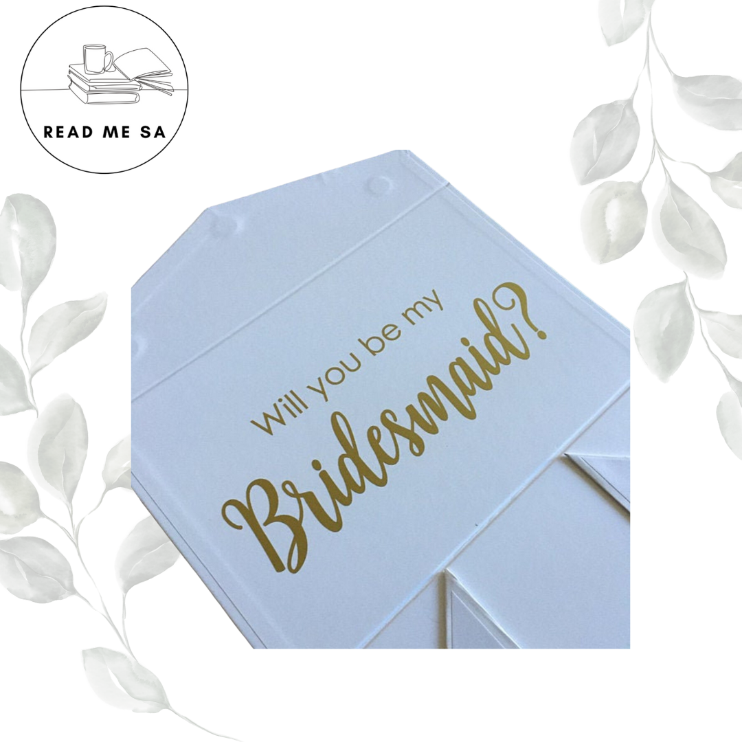 Custom Vinyl Bridesmaids Labels - Pack of 18 Script Font