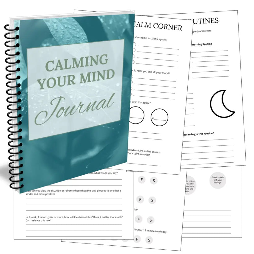 Calming Your Mind Self Journal - Digital Download