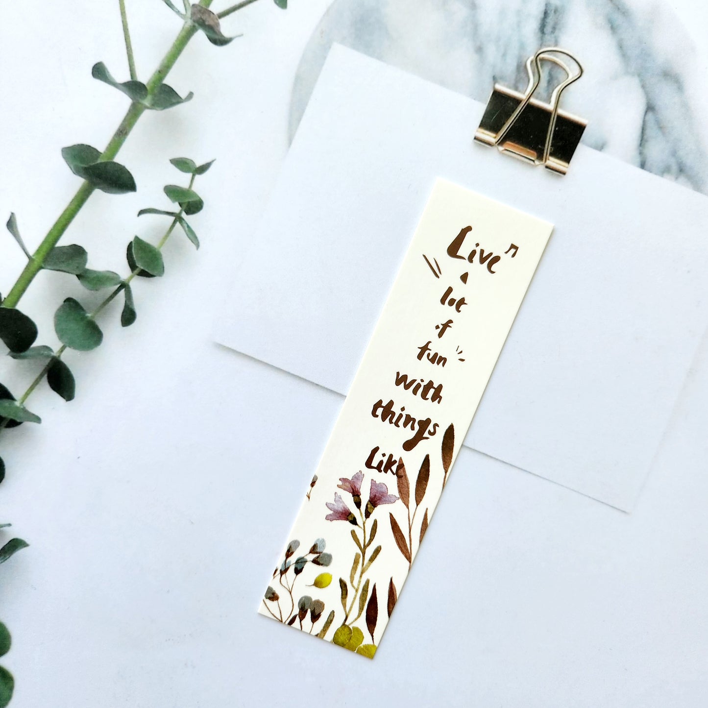 Slogan Bookmark